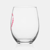 マッキナックアイランドウマ描キャリッジバチェロレッテ ステムなしワイングラス (左)