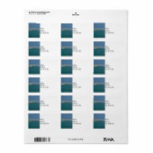 マッキナックアイランドハーバー住所 シール (フルシート)