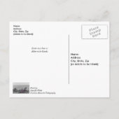 マッキナックアイランドバイクの選択色が近く良くなる ポストカード (裏面)