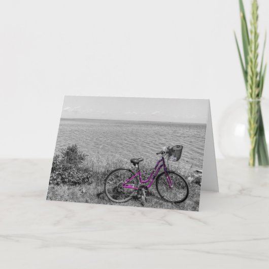マッキナックアイランドバイク選択カラーグリーティングカード カード (正面)