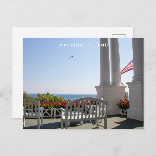 マッキナックアイランドミシガングランドホテルハガキ ポストカード (正面/裏面)