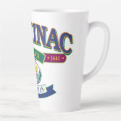 マッキナックアイランドミシガン カフェラテマグ (右)