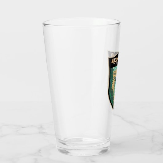 マッキナックアイランド州パークミシガンアーチロック タンブラーグラス (右)