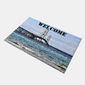 マッキナックブリッジウェルカムドアマット ドアマット (アングル)