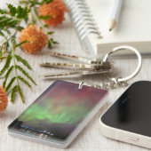 マッキナックブリッジオーロラキーチェーン キーホルダー (正面右)