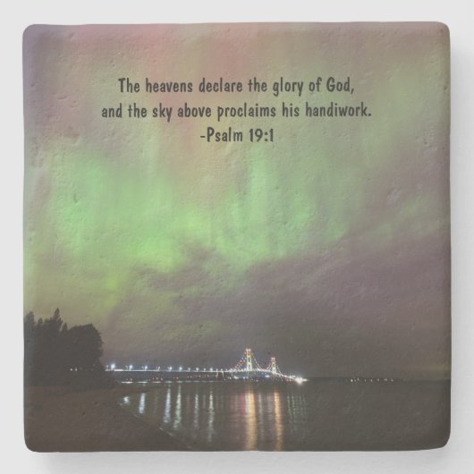 マッキナックブリッジオーロラコースター ストーンコースター (正面)