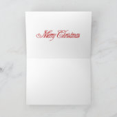 マッキナックブリッジクリスマスカードヴィンテージトラック シーズンカード (内部)