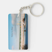 マッキナックブリッジマッキノーシティウィンター キーホルダー (裏面)