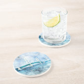 マッキナックブリッジ水カラーコースター コースター (側面)