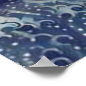 マッキナックブリッジ浮世絵スタイルポスター ポスター (角)