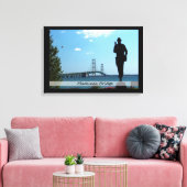 マッキナックブリッジ/キャンバスプリント キャンバスプリント (インサイチュ (リビング))