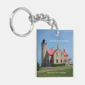 マッキナックポイントライトハウスキーチェーン キーホルダー (正面左)
