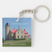 マッキナックポイントライトハウスキーチェーン キーホルダー (裏面)