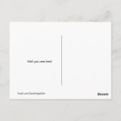 マッキナック島からのゴールデンレトリバーの挨拶 ポストカード (裏面)