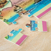 マッキナック島のランドマークはがき ジグソーパズル (側面)