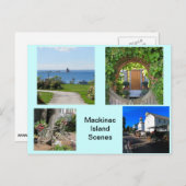 マッキナック島の風景 ポストカード (正面/裏面)