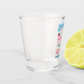 マッキナック島ミシガンの地図お気に入りの事情 ショットグラス (左)