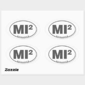 マッキナック島ユーロシール 楕円形シール (シート)