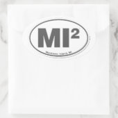 マッキナック島ユーロシール 楕円形シール (バッグ)