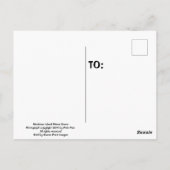 マッキナック島通りの場 ポストカード (裏面)