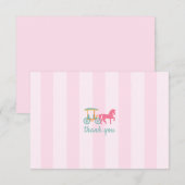 マッキナック島 イベント 感謝カード (正面/裏面)