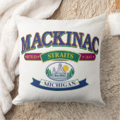 マッキナック島 クッション (ブランケット)