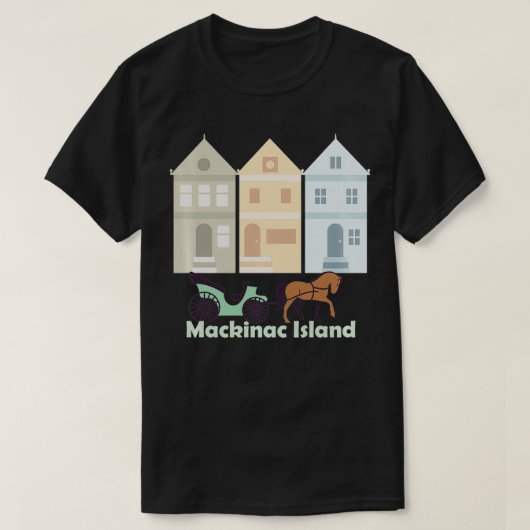マッキナック島 Tシャツ (デザイン正面)