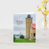 マッキナック橋とライトハ考えるウス・オブ・ユー カード (黄色い花)