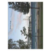 マッキナック橋と木々のテーブルクロス テーブルクロス (正面)