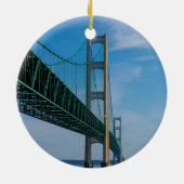 マッキナック橋に沿って セラミックオーナメント (裏面)