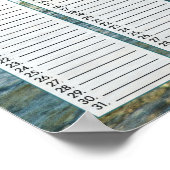 マッキナック橋のオリジナル誕生日カレンダー ポスター (角)