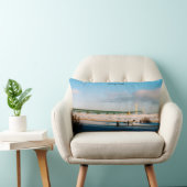 マッキナック橋の冬 ランバークッション (椅子)