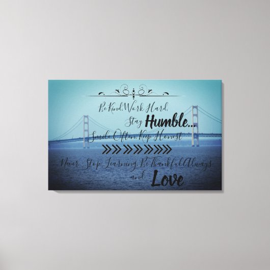 マッキナック橋 キャンバスプリント (正面)