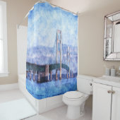 マッキナック橋 シャワーカーテン (インサイチュ)