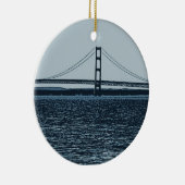 マッキナック橋 セラミックオーナメント (右)