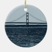 マッキナック橋 セラミックオーナメント (裏面)