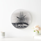 マッキナック橋 ラージ壁時計 (ホーム)