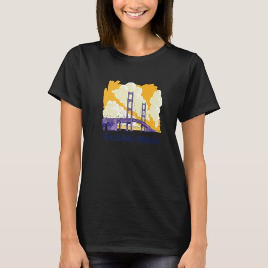 マッキナック橋 Tシャツ (正面)