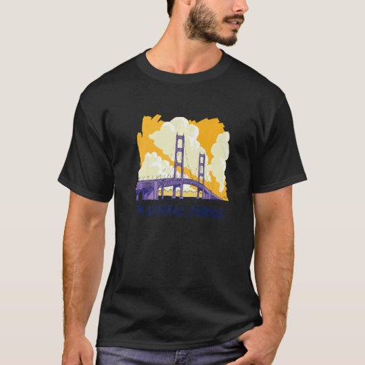 マッキナック橋 Tシャツ (正面)