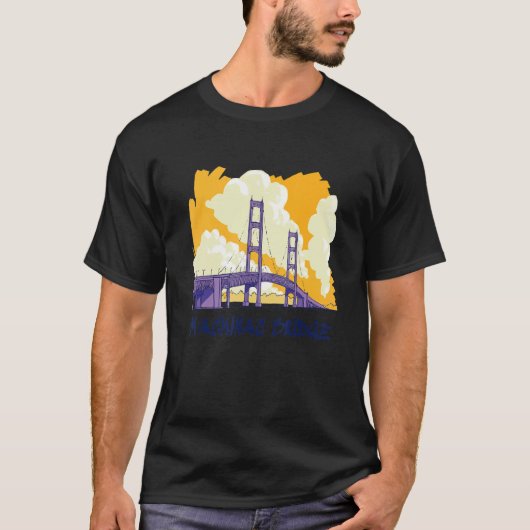 マッキナック橋 Tシャツ (正面)