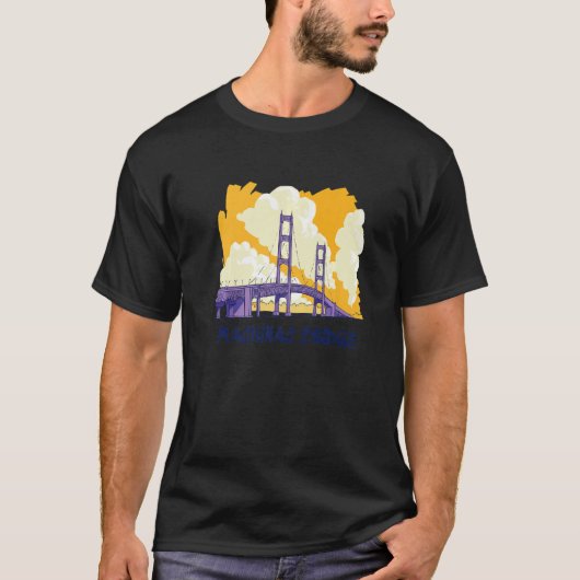 マッキナック橋 Tシャツ (正面)