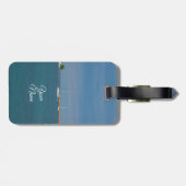 マッキナック港に駐車 ラゲッジタグ (裏面横)