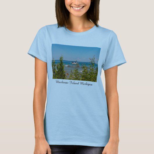 マッキナックTシャツ駐在員 Tシャツ (正面)
