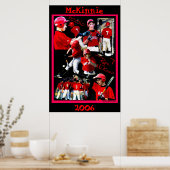 マッキニー・フレッシュマン野球ポスター ポスター (キッチン)