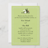 マッキノーアイランド結婚式招待状（自転車付） 招待状 (正面)