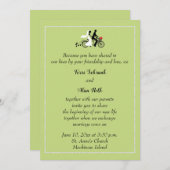 マッキノーアイランド結婚式招待状（自転車付） 招待状 (正面/裏面)