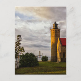 マッキノーシティのサンダウン ポストカード