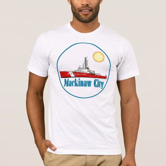 マッキノーシティミシガン Tシャツ (正面)