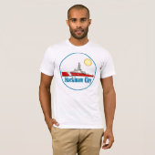 マッキノーシティミシガン Tシャツ (正面フル)