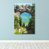 マッキンクスアーチロック キャンバスプリント (インサイチュ (ウッドフロア))